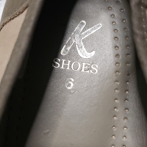 K Shoes Women Handmade Suede Loafers Shoes Size 6 - Picture 5 of 5